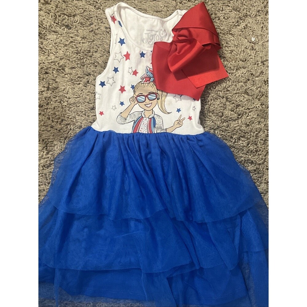 Jo Jo Siwa July 4th Dress Size Girl’s 4/5 XS - Picture 5 of 7